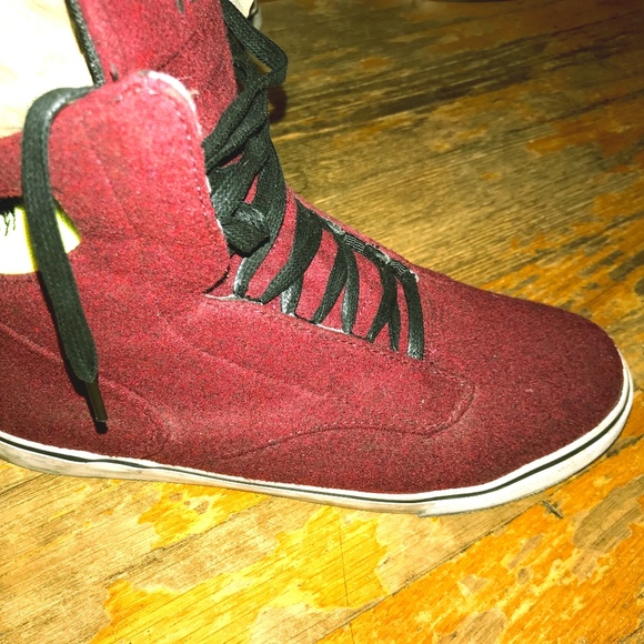 Radii Noble VLC Hi Burgundy Wool Sz 9.5 EU 43 - Picture 2 of 7